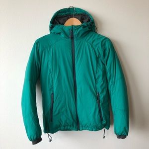 L.L. Bean teal insulated jacket